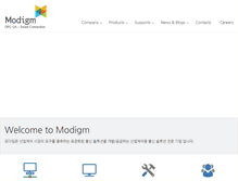 Tablet Screenshot of modigm.com